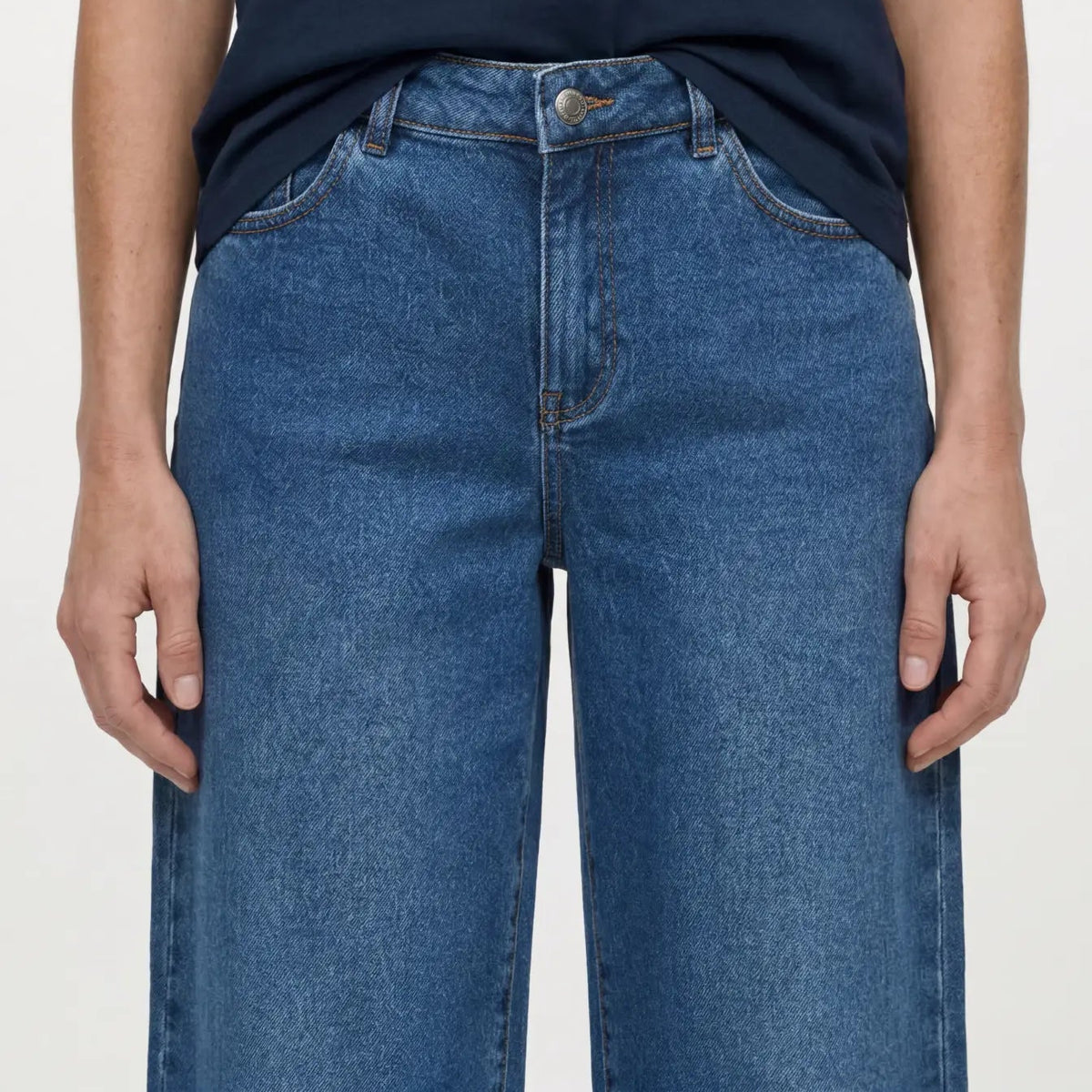 OBJRIO MAE MW WIDE JEANS NOOS