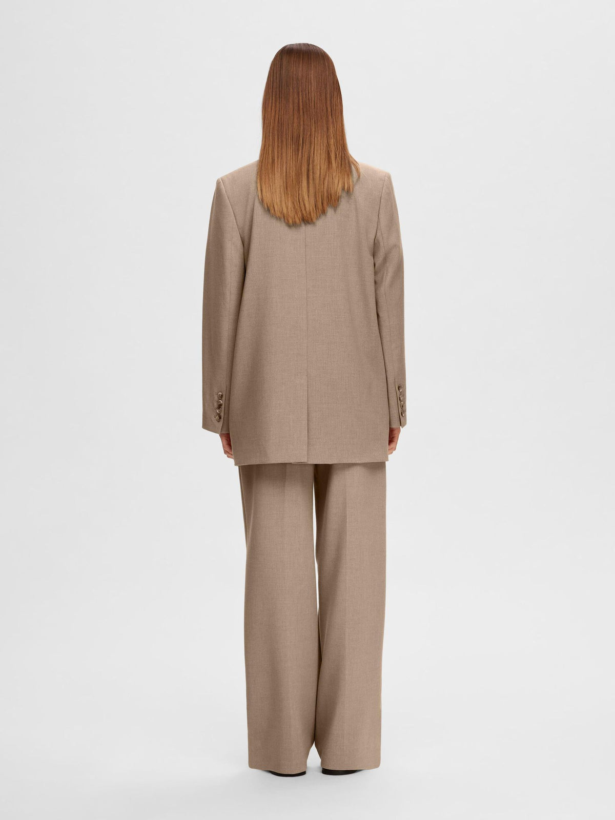 SLFRITA LS RELAXED BLAZER CAMEL MEL NOOS
