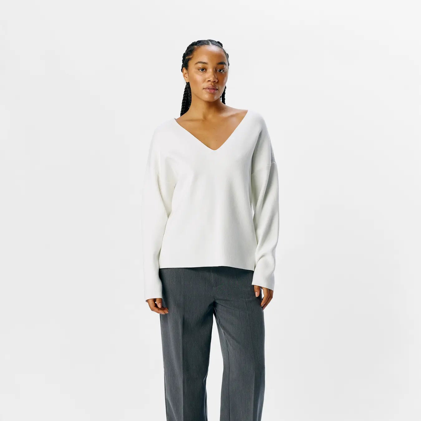 OBJREYNARD V-NECK PULLOVER NOOS