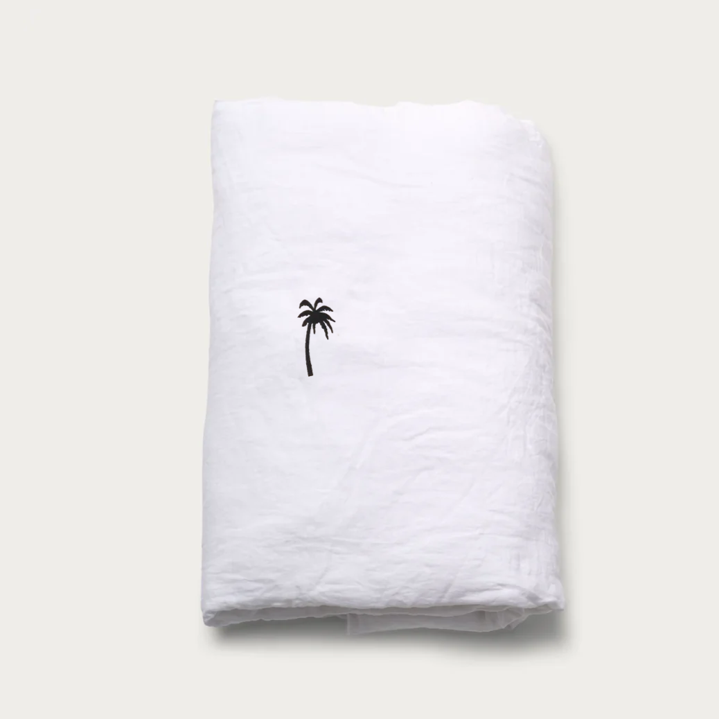 Cozy Cover Wit Palm Zwart