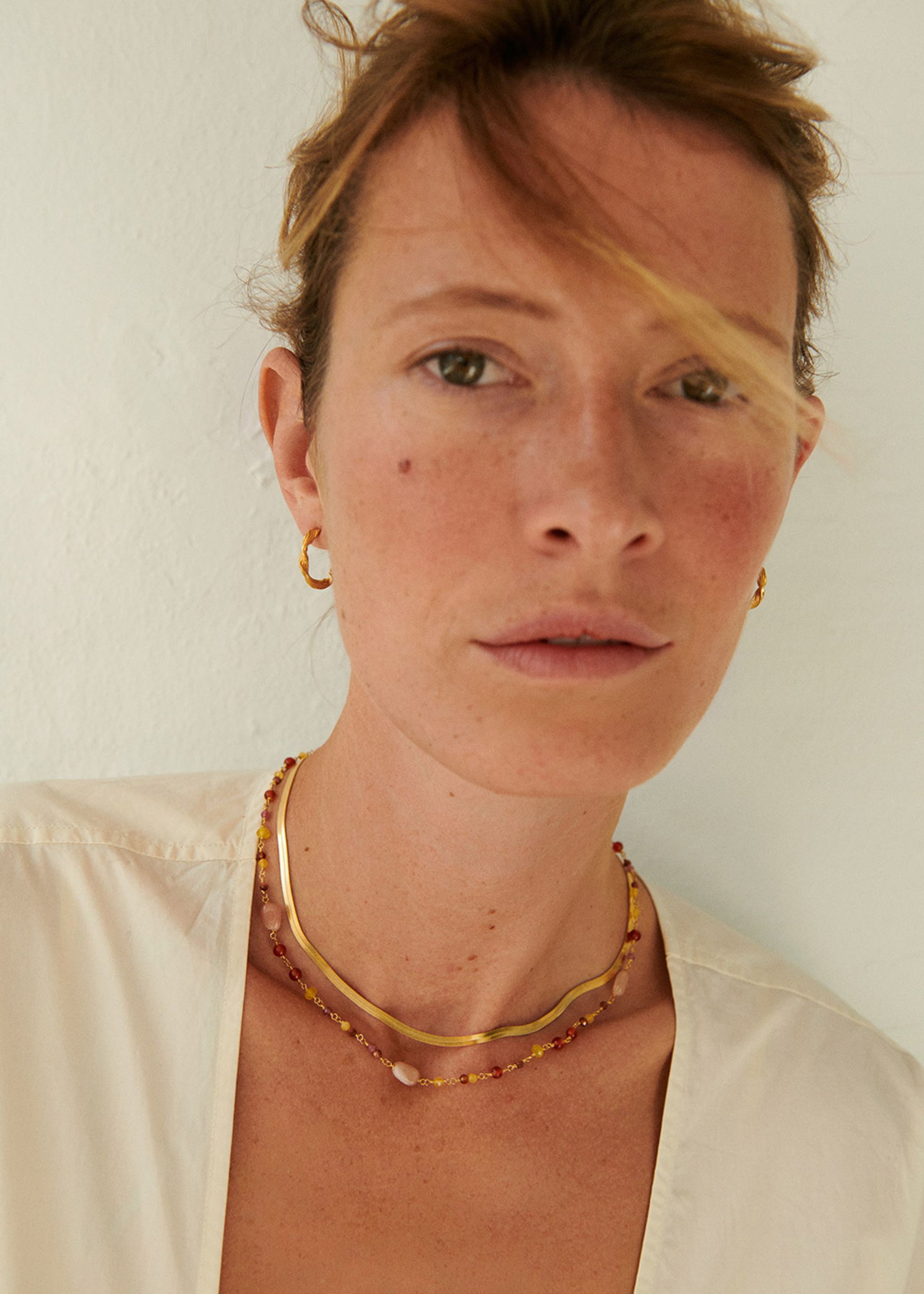 Dancing Wave Hoops Small