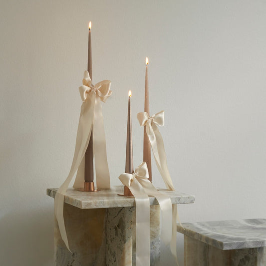 LED Taper Kaars 30cm | 2st. | Ice Latte