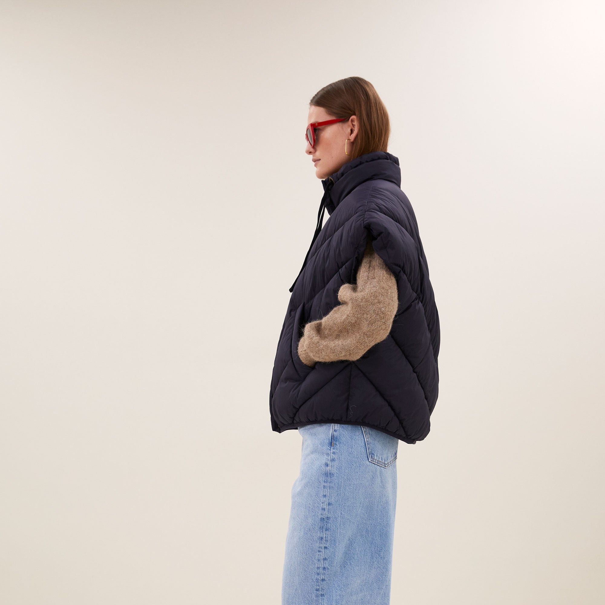 franky sleeveless jacket