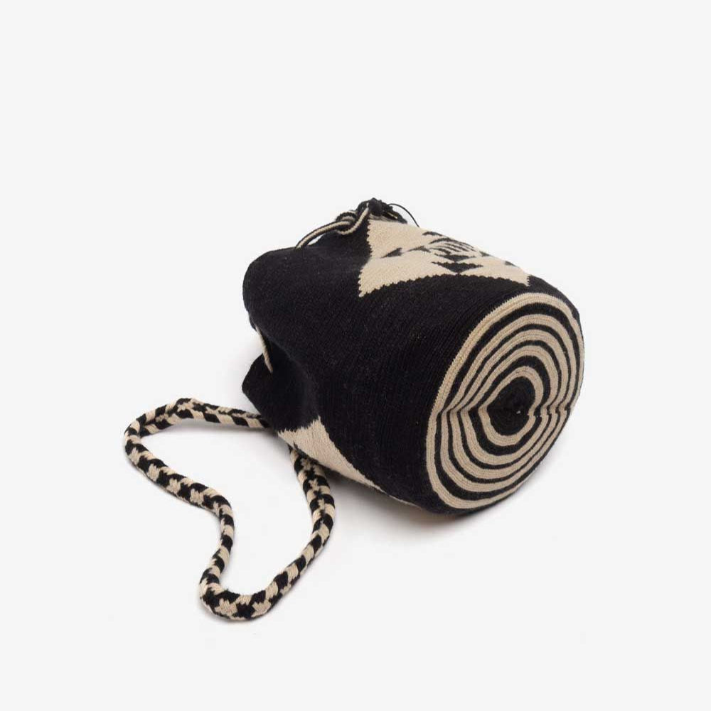 Crossbody Bag VULTURE Black & Beige