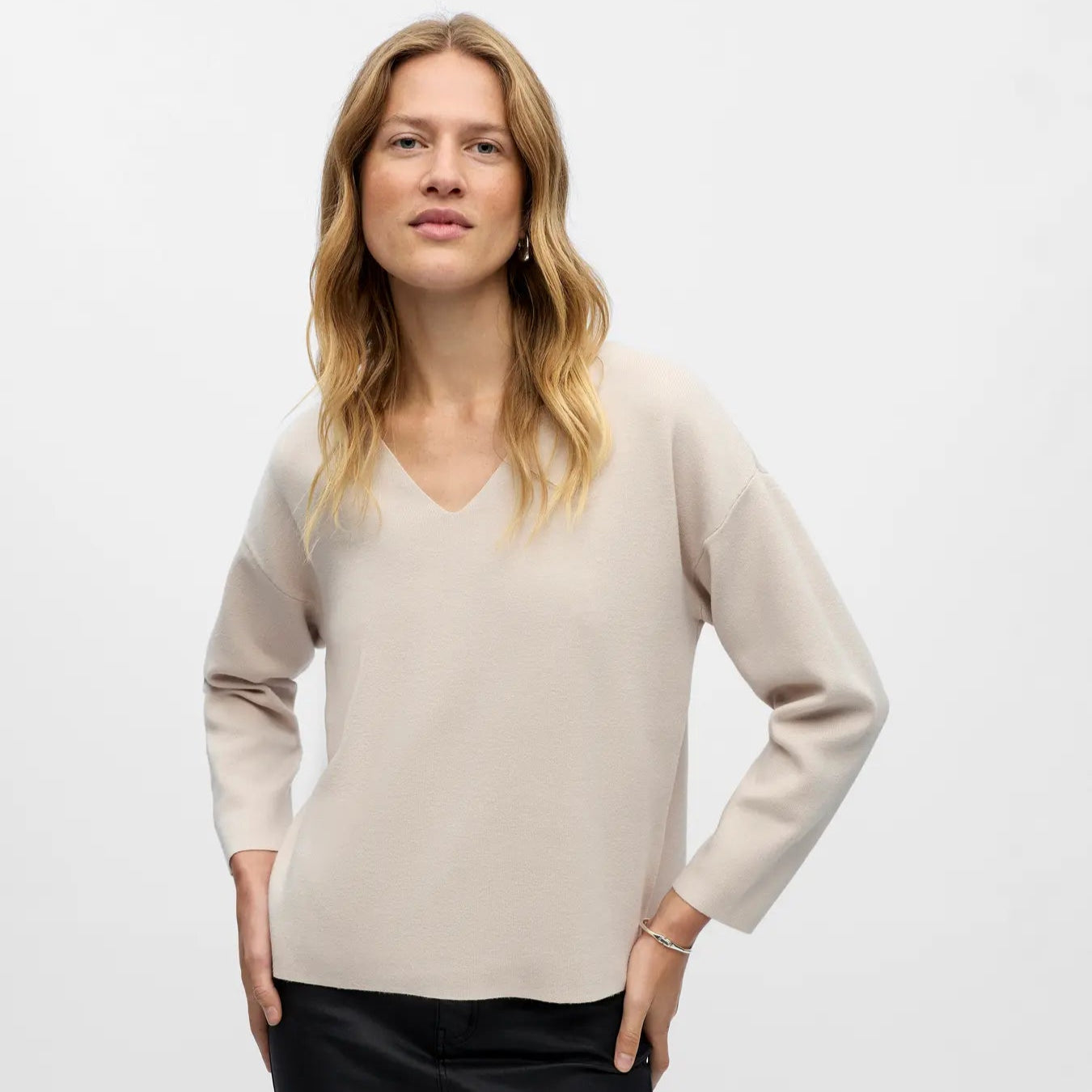 OBJREYNARD V-NECK PULLOVER NOOS
