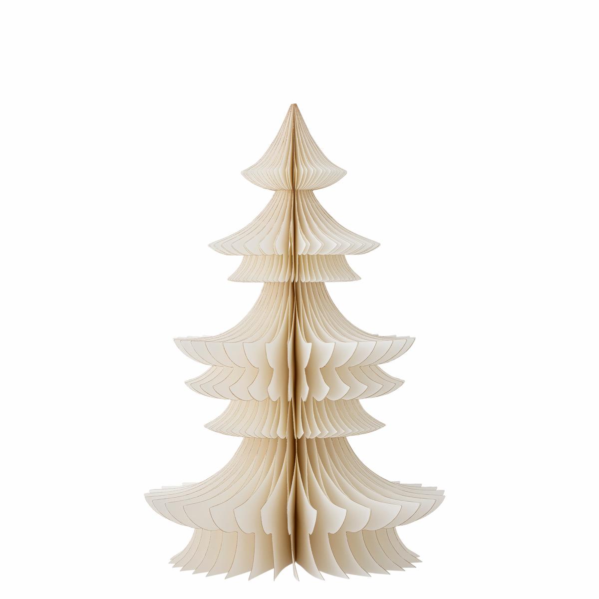 Decoratieboom Milan van FSC papier in wit, Ø 29 x H 45 cm - Bloomingville