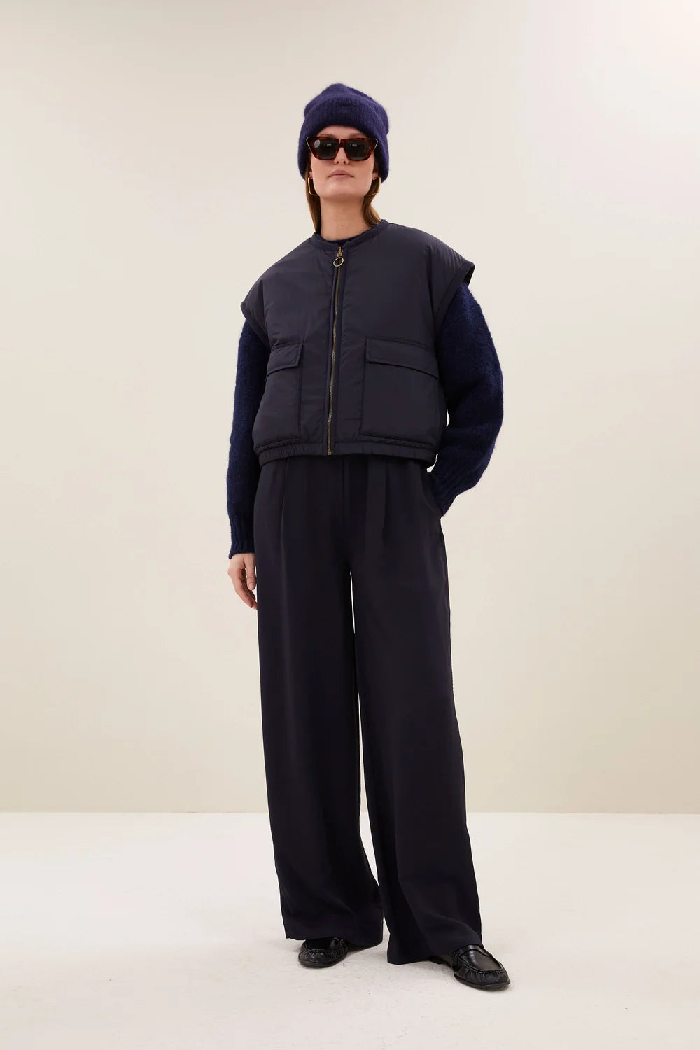 gio sleeveless jacket