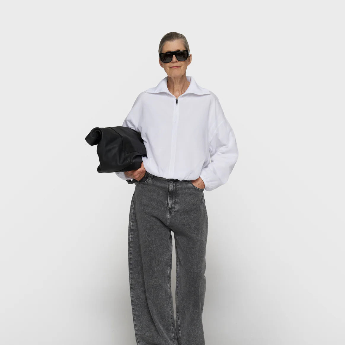 half zip balloon top