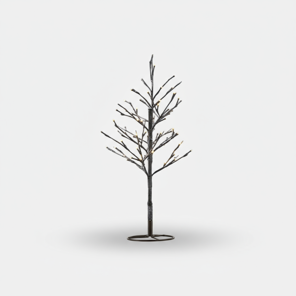 Alex Tree H90cm, Ø30cm, 120L, Snowy White