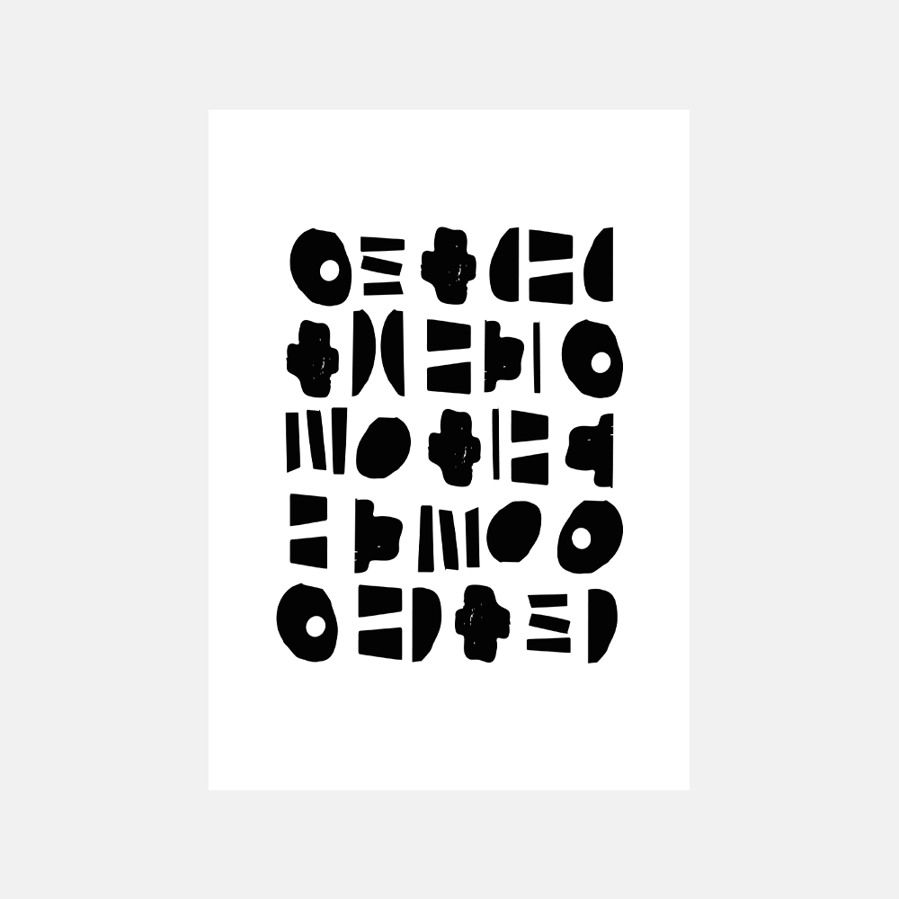 Iconic Pattern- Sticky Canvas