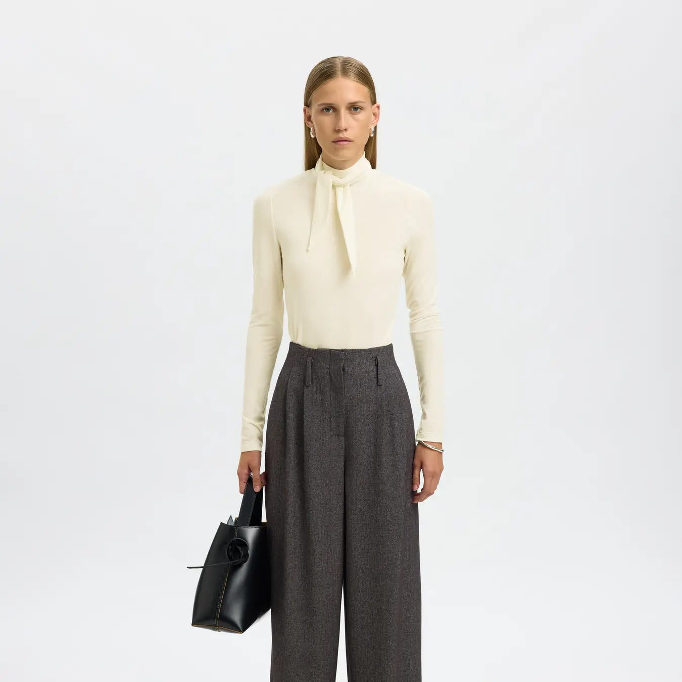 SLFLINA LANO LS HIGH NECK TOP