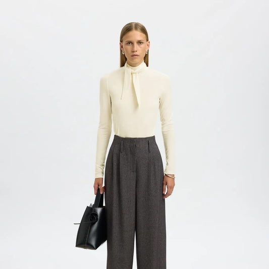 SLFLINA LANO LS HIGH NECK TOP