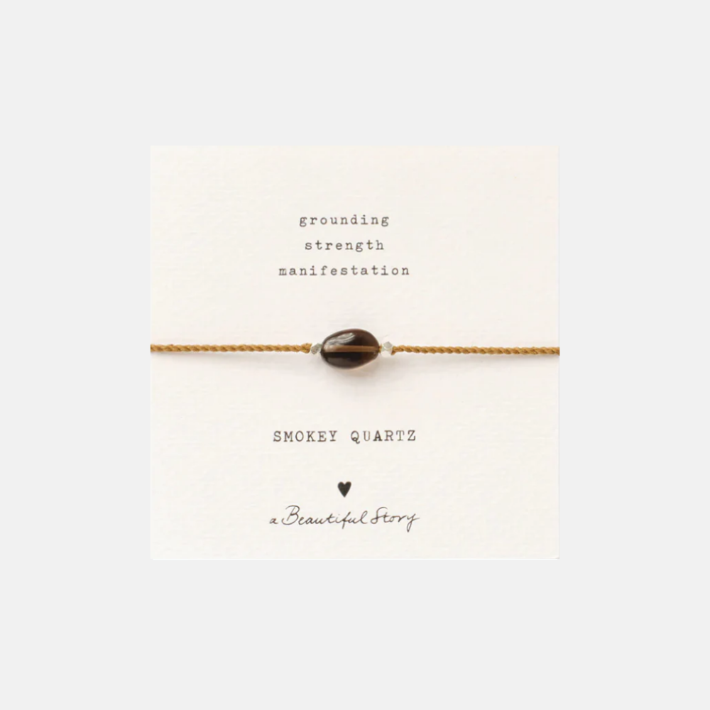 GEMSTONE CARD SMOKEY QUARTZ