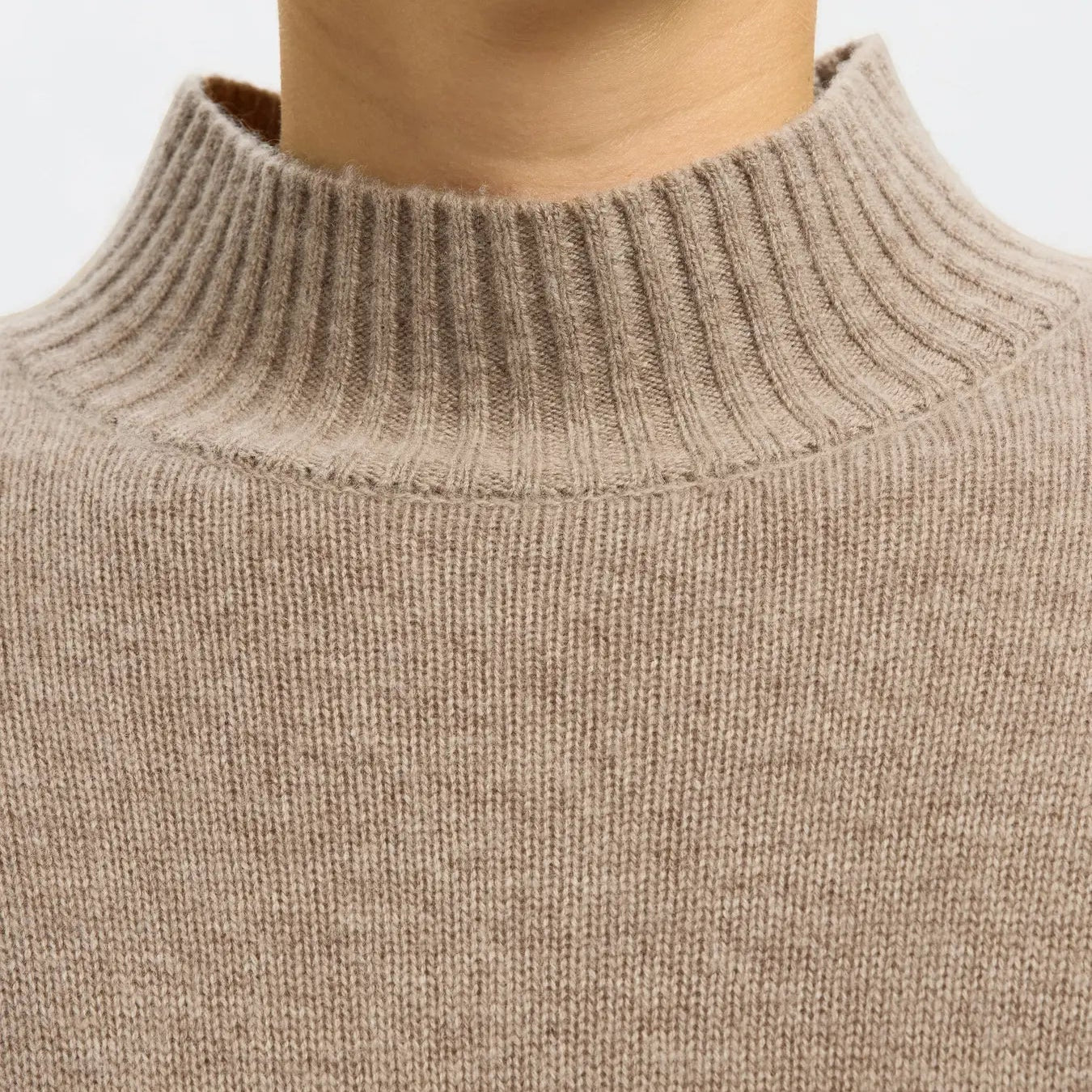 SLFCILLE CASHMERE BLEND HIGH NECK NOOS