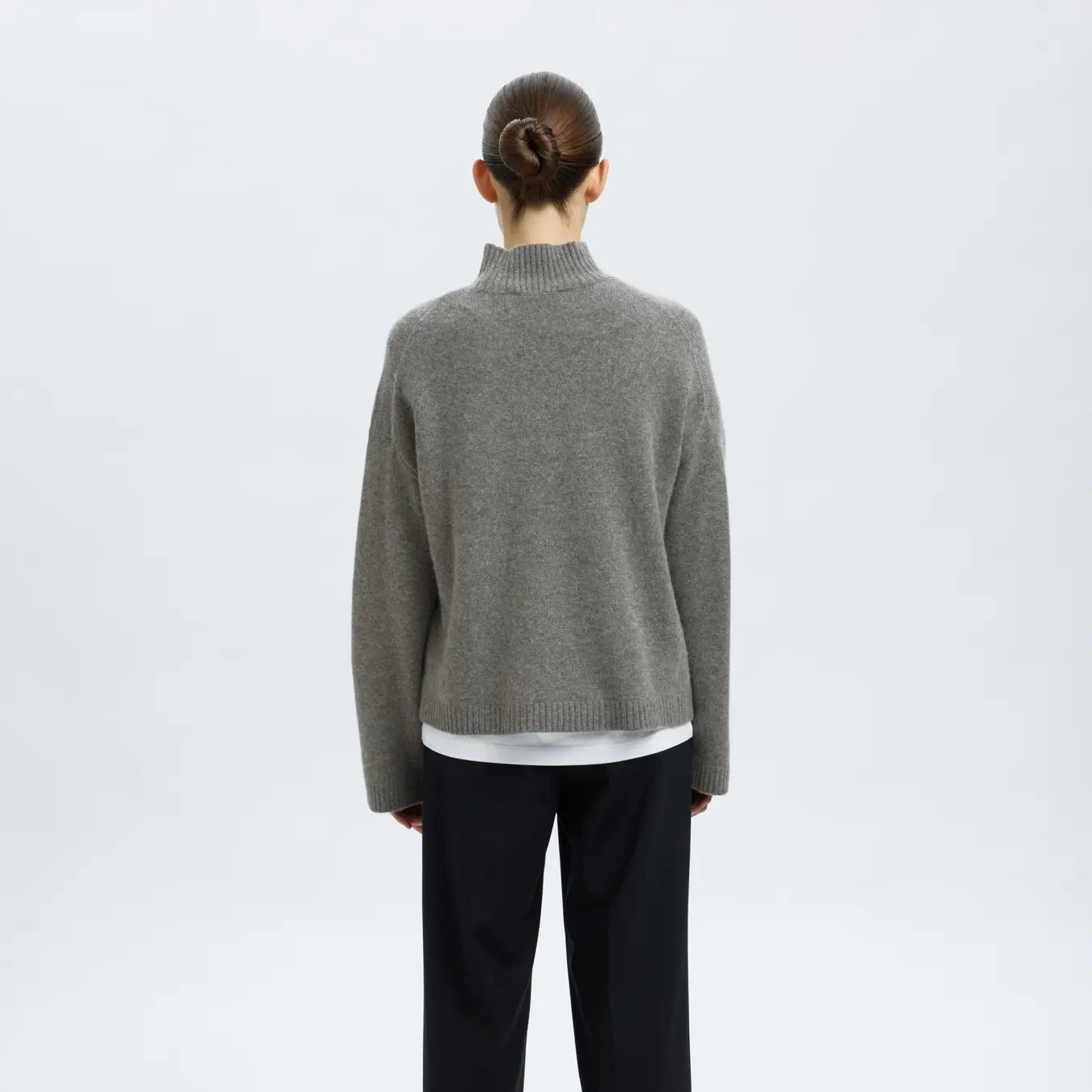 SLFCILLE CASHMERE BLEND HIGH NECK NOOS