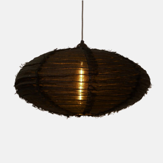 Hanglamp UFO Linen BLACK