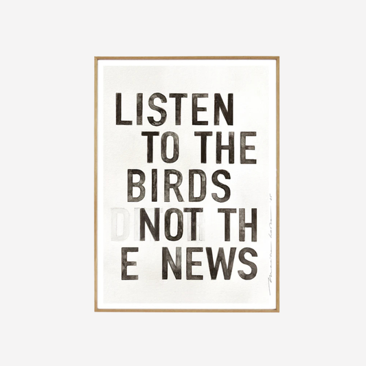 Poster - Listen to the birds