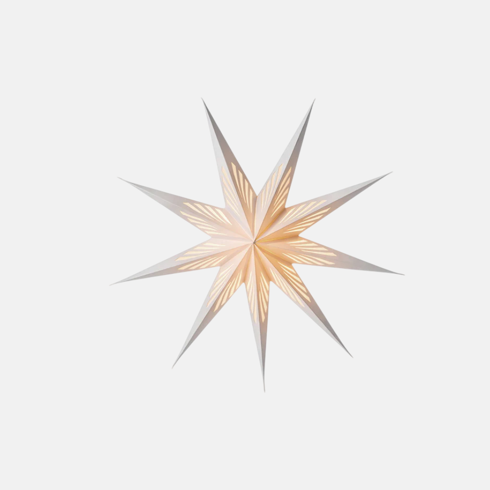 Paper Star Vivien White 80 cm