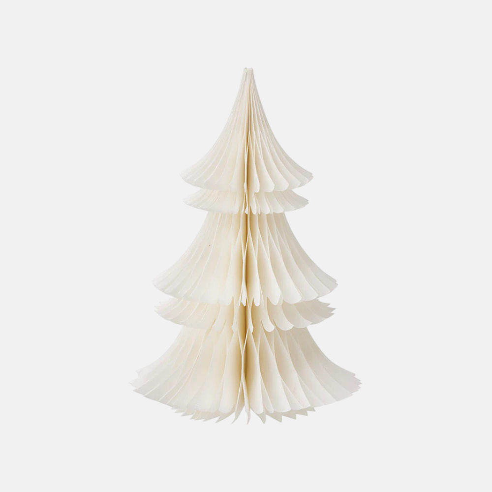 Honeycomb Tree Fir H30cm Cream