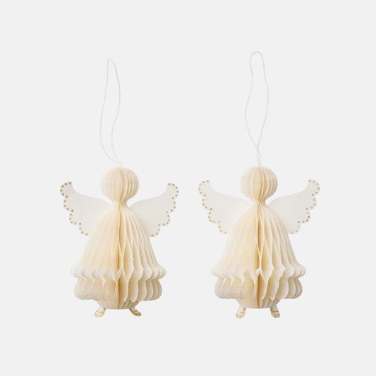 Honeycomb Angel Cream S/2pcs
