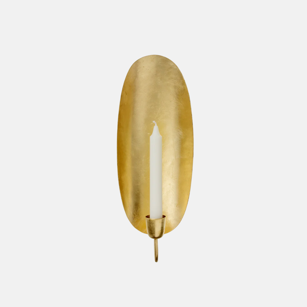 Wall Light Oval Golden