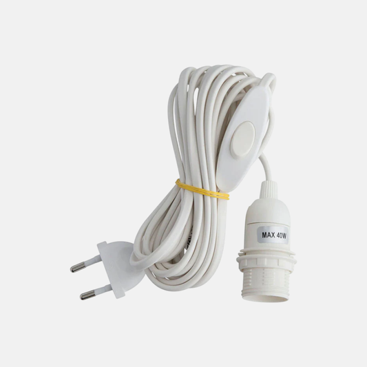 Electric Cord White E14