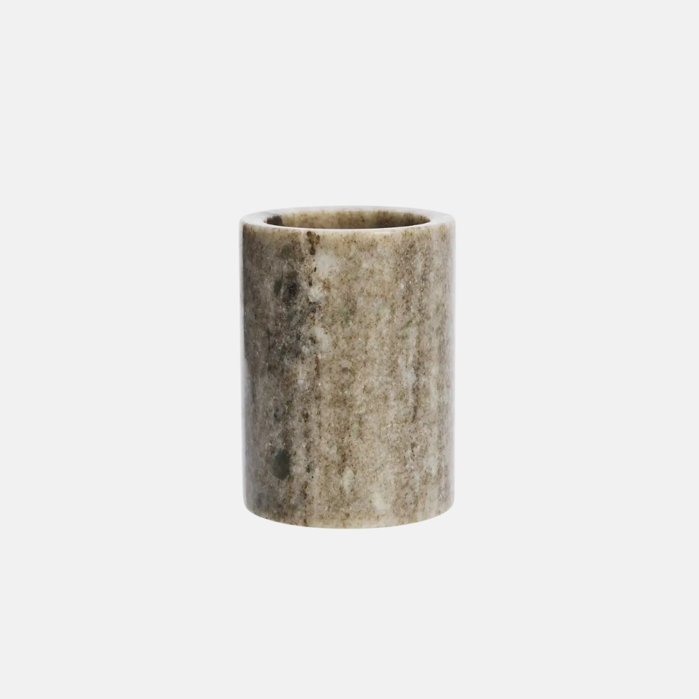 Round marble jar