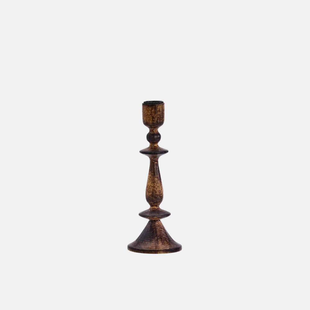 Wooden candle holder 02