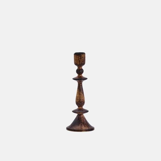 Wooden candle holder 02