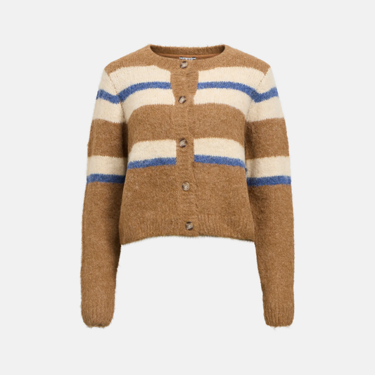 OBJGALIA L/S RE KNIT CARDIGAN NOOS