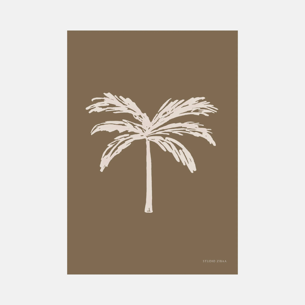 Palm Eco Poster | Brown