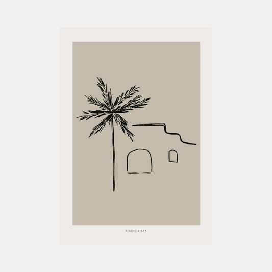 Casa Valence Poster | Taupe