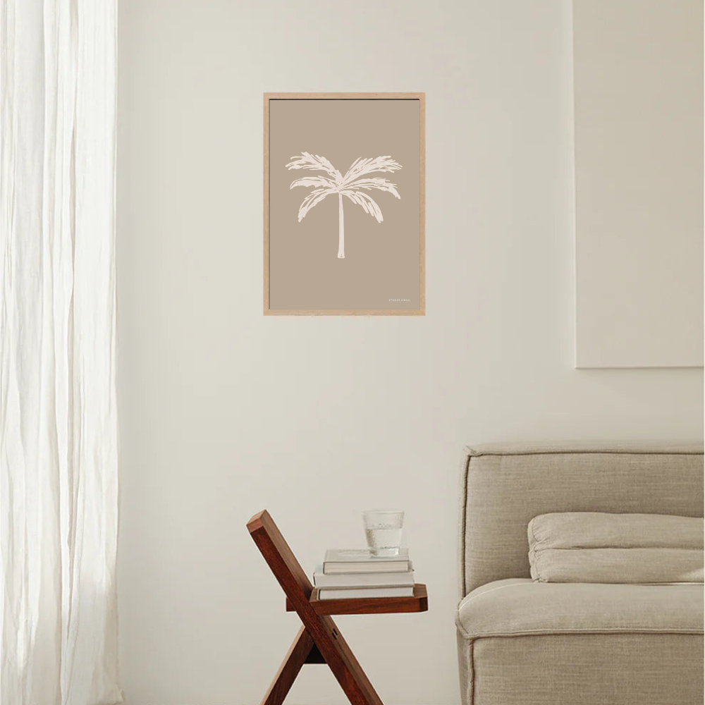 Palm Poster | Beige