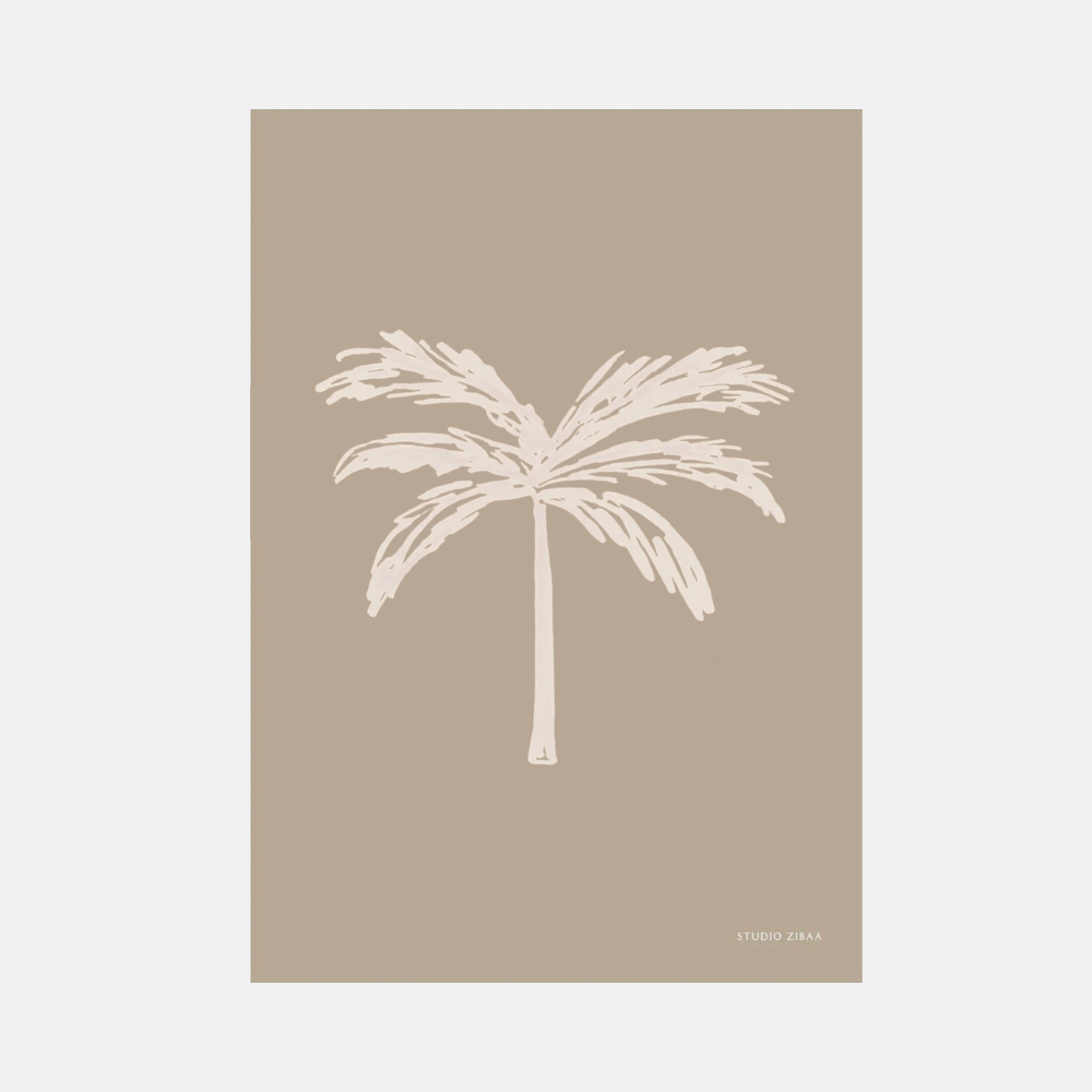Palm Poster | Beige