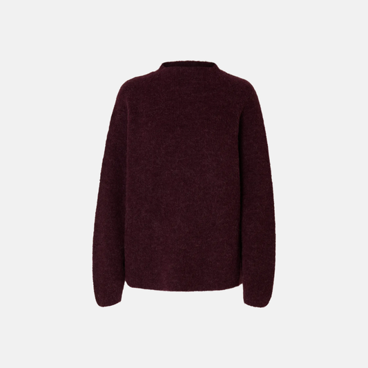 SLFSIA RAS LS KNIT T-NECK