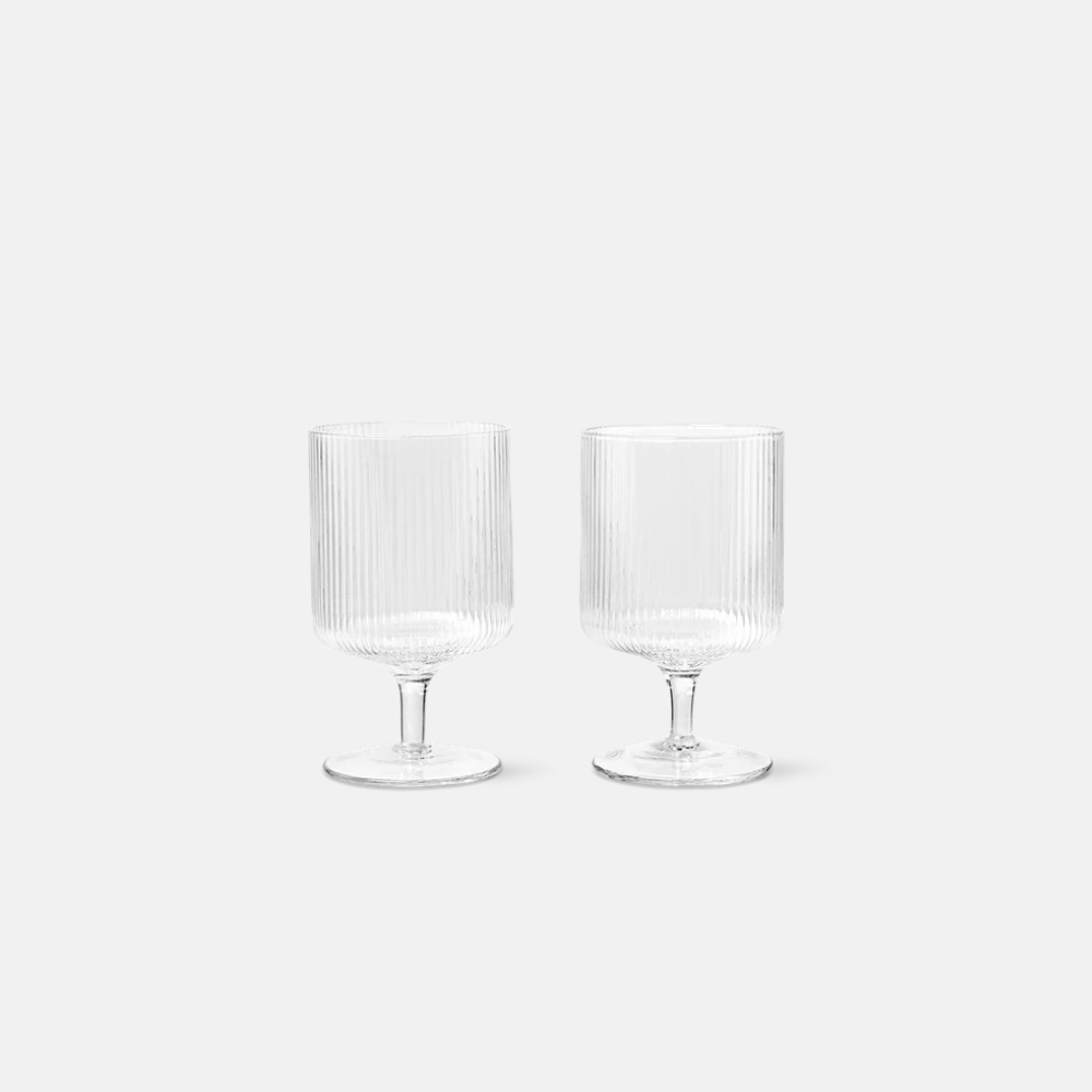 Ripple wine glasses / set of 2
