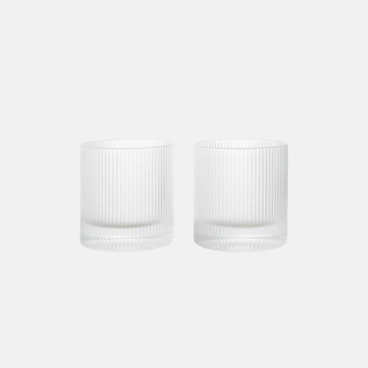 Ripple Tumbler Glasses / Set of 2