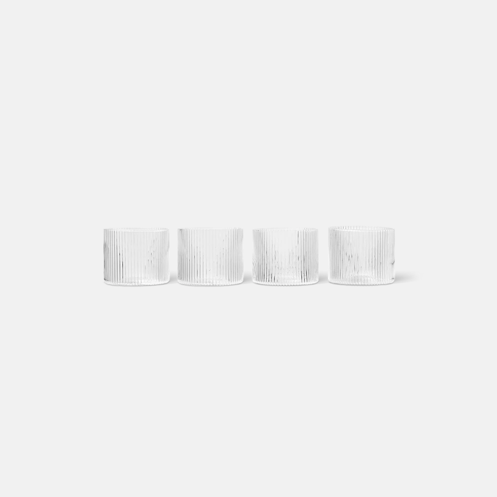 Ripple Low Glasses / Set of 4