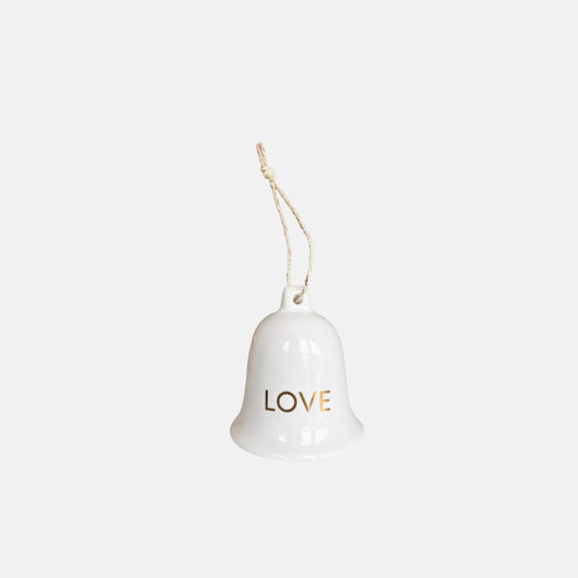 Ceramic Bell Love Small