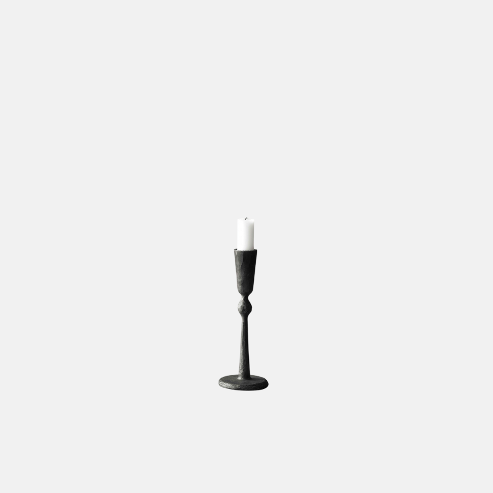 Boule Candle Holder Black