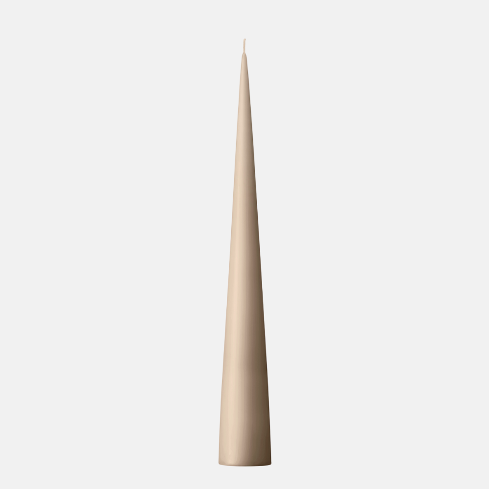Kegel Kaars 48cm Nougat