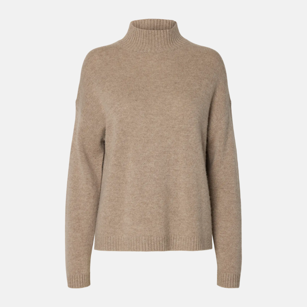 SLFCILLE CASHMERE BLEND HIGH NECK NOOS