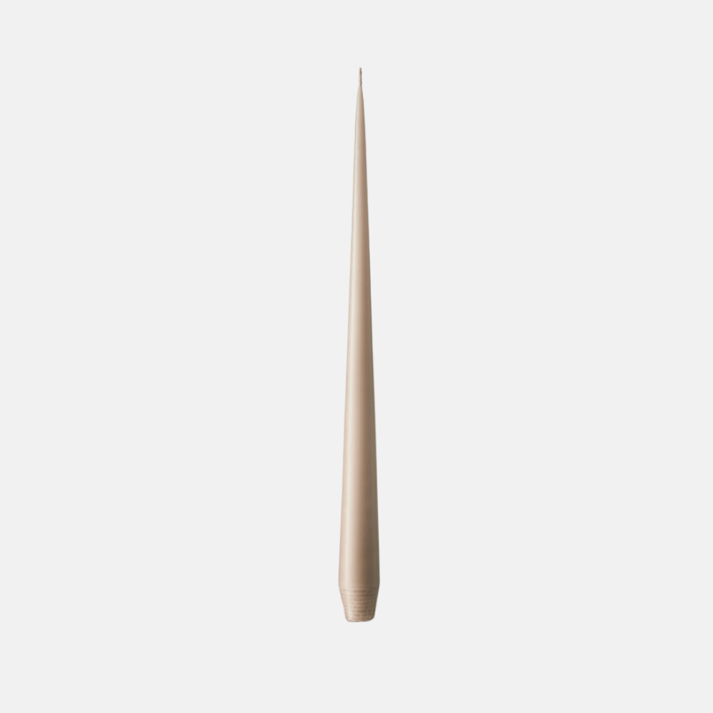 Taper kaars 32cm Nougat