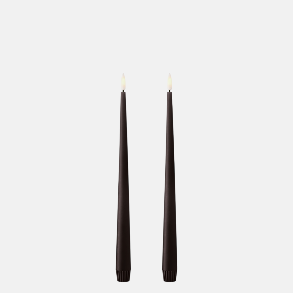 LED Taper Kaars 30cm | 2st. | Espresso