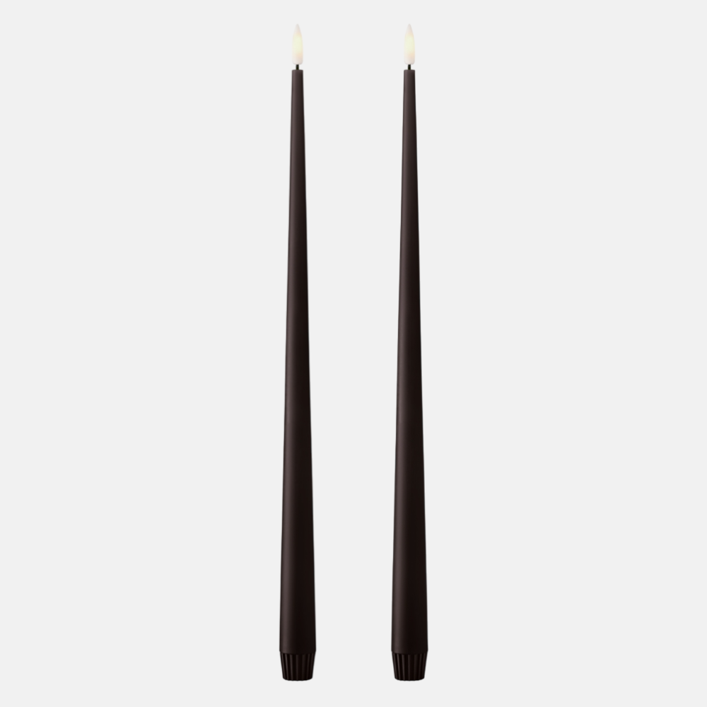 LED Taper Kaars 40cm | 2st. | Espresso