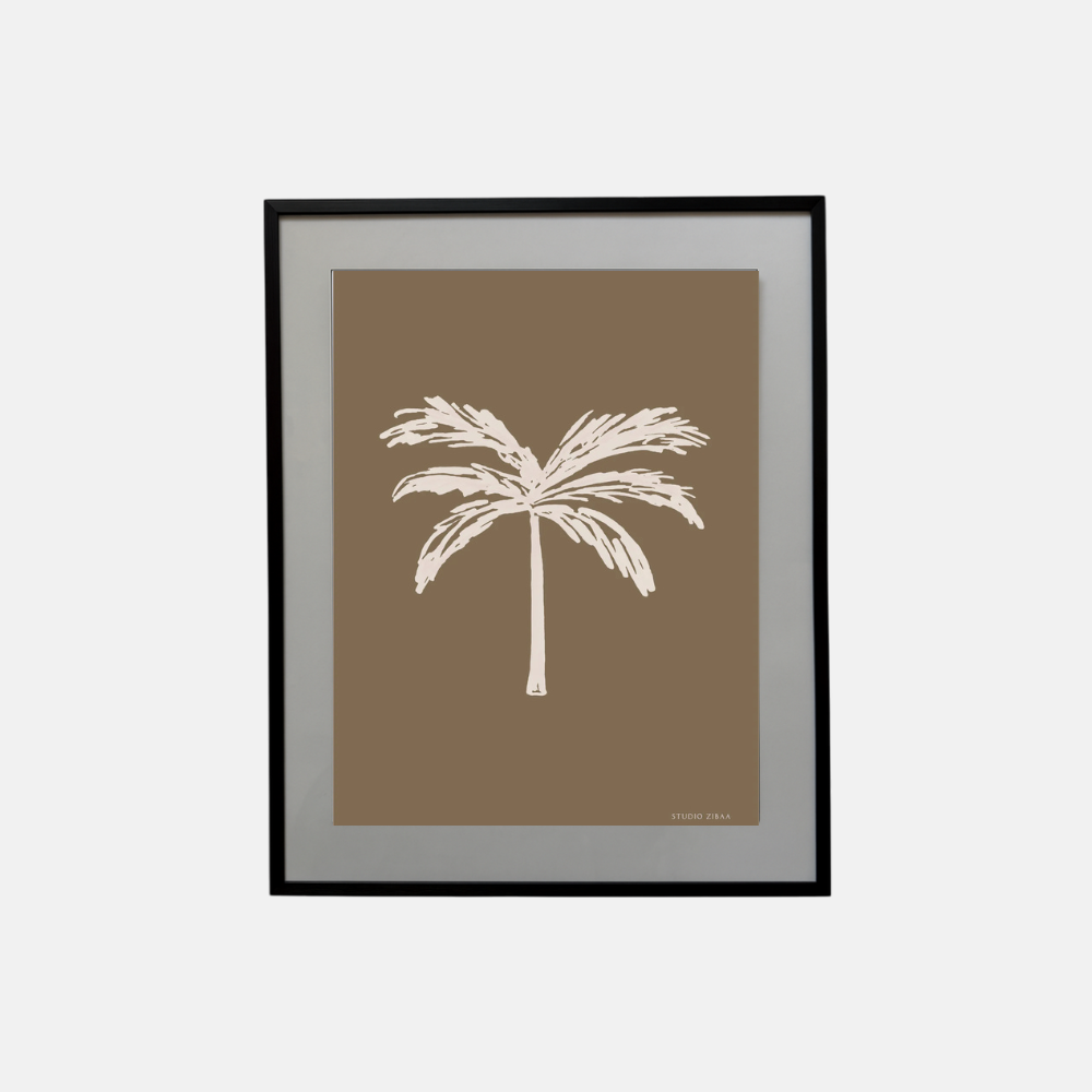 Palm Eco Poster | Brown