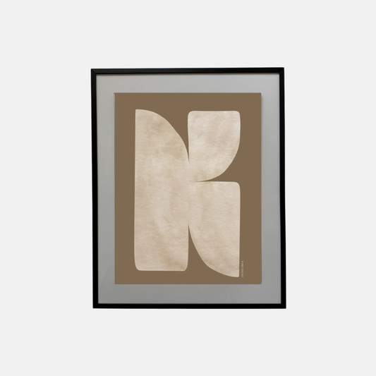 Arte Bohemio Poster | Brown