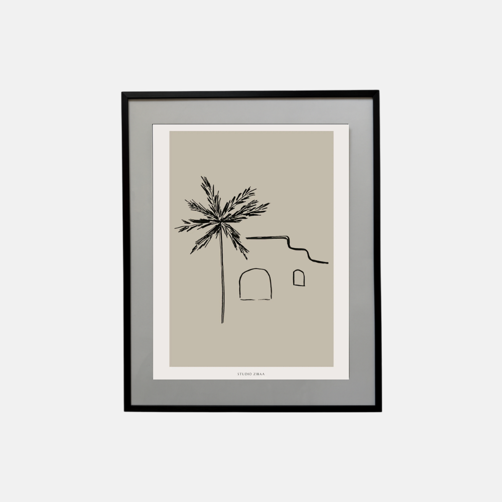 Casa Valence Poster | Taupe