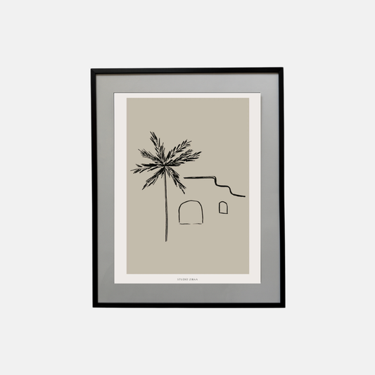 Casa Valence Poster | Taupe