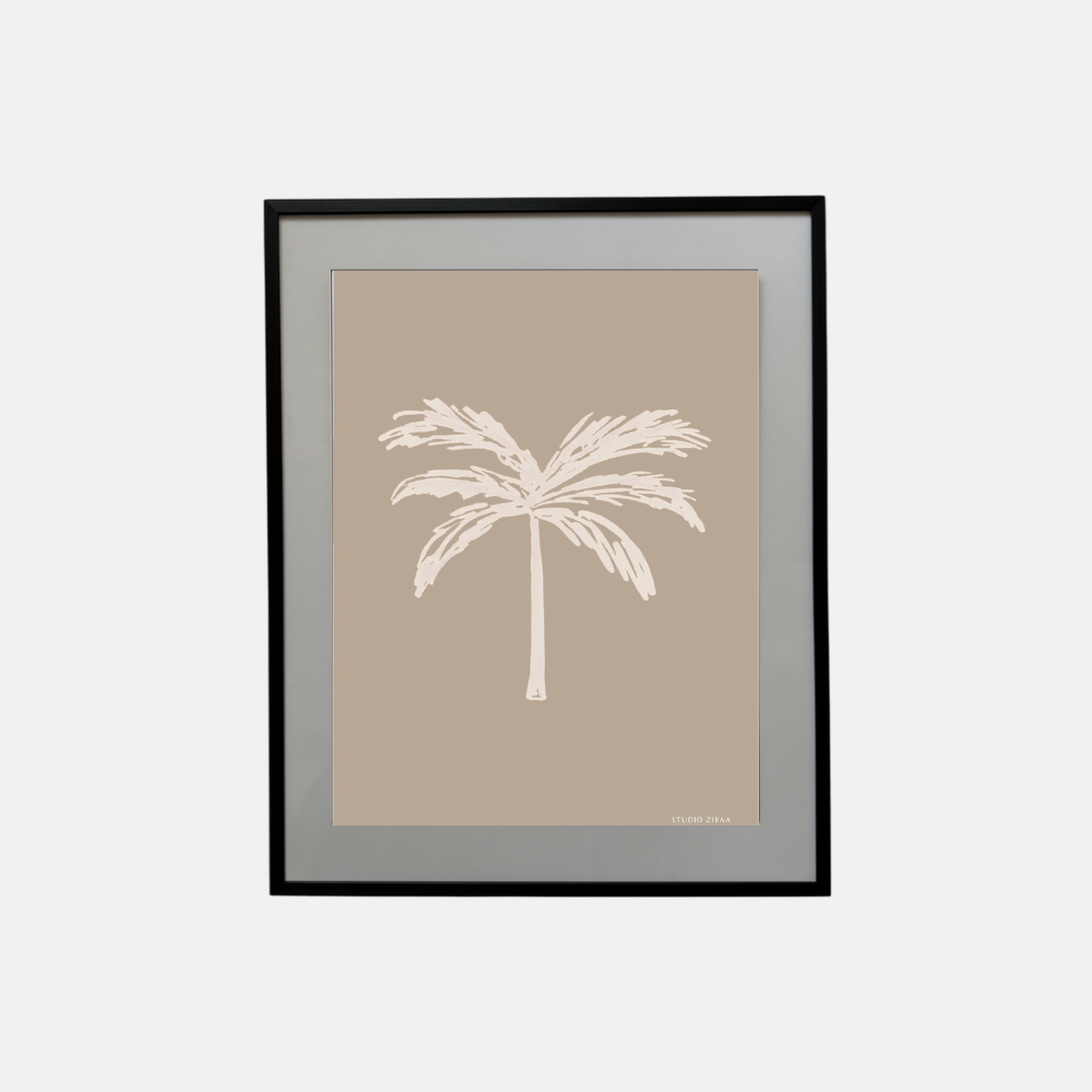 Palm Poster | Beige